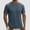 Gray, variant on Men's Cool Ice Silk T-shirt Short Sleeved Summer Thin Style Drying Breathable Half Sleeved Loose Top M