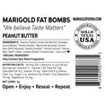 thumbnail image 5 of MariGold Keto Fat Bombs Snacks - Peanut Butter - Low Carb, Collagen Rich, Organic Peanut Protein, Organic Peanut Butter + Almonds Slivers, Gluten-Free, Non-GMO (2 bags, 5 Servings each), 5 of 6