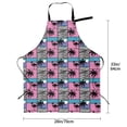 thumbnail image 2 of Cauagu Hawaii Palms Aprons with Pockets,Waterproof Apron for Women,Kitchen Cooking Apron Adjustable Bib Aprons Chef Apron for Cooking,Drawing,Crafting, 2 of 8