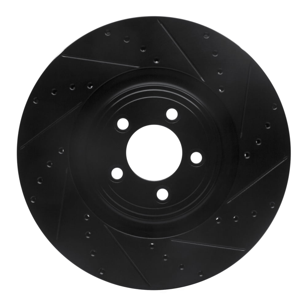 Dynamic Friction Company 633-20020R DFC Brake Rotor - Drilled And Slotted - Black
