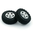 thumbnail image 5 of RC Car Tires 4pcs with Aluminum Alloy Wheel Rims Replacements for 1/24 Axial SCX24 90081 AXI00005 C10 AXI00006 AXI00002 RC Car, 5 of 7