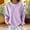 Purple, variant on Zivyakyron Crew Neck Sweatshirt for Women Tunic Fall Pullover Striped Comfortable Loose Casual Long Sleeve Woman Tops Purple XL