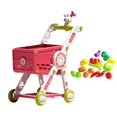 thumbnail image 1 of Carrito de compras de lujo para niños, mini carrito de supermercado para bebés en edad preescolar. con accesorio de juego, 1 of 9