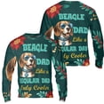 thumbnail image 3 of Beagle Dad Like a Regular Dad Only Cooler Happy Father's Day All Over Print 3D Sweatshirt Unisex Merch Beagles Dog Lover Gifts Idea - 02007, 3 of 6