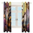 thumbnail image 3 of Raccoon Playing Guitar Modern Window for Living Room Curtains for Child Bedroom Kitchen Decor Blinds Drapes, 3 of 7