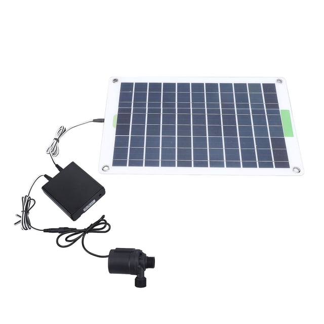 Bomba de Fuente de Agua Con Energía Solar, Bomba de Agua Solar de 100 W Solar Silicon Monocristalina para Piscina