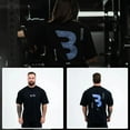 thumbnail image 1 of Nueva camiseta de gimnasio para Fitness, camisetas holgadas de algodón de gran tamaño para hombres, camisetas deportivas de culturismo de manga corta, camisetas de entrenamiento de verano para correr, 1 of 5