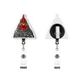 thumbnail image 2 of WIRESTER Set 2pcs Design Acrylic Key Card Holder Belt Clip Reel Id Badge Retractable - Australorp Plymouth Rock Chickens, 2 of 6