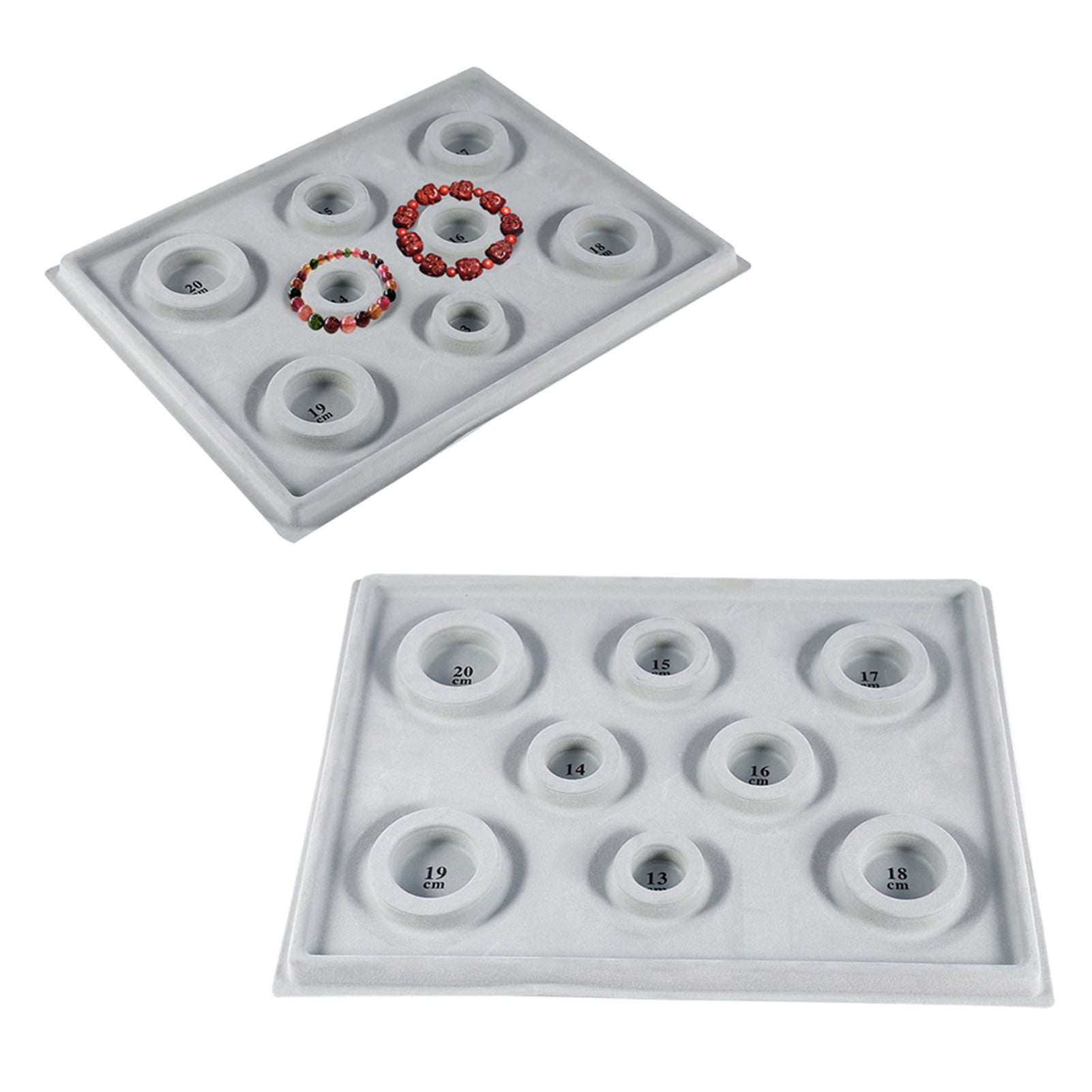Jewelry Making Bead Design Organizer, Bracelet Holder Tray For Stringing  Craft Projects