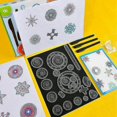thumbnail image 3 of 22x Spirographe Outils de Règle Géométrique Papeterie Dessin en Spirale Jouet, 3 of 3