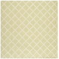 thumbnail image 2 of SAFAVIEH Cambridge Kenneth Geometric Diamonds Wool Area Rug, Light Green/Ivory, 8' x 8' Square, 2 of 10