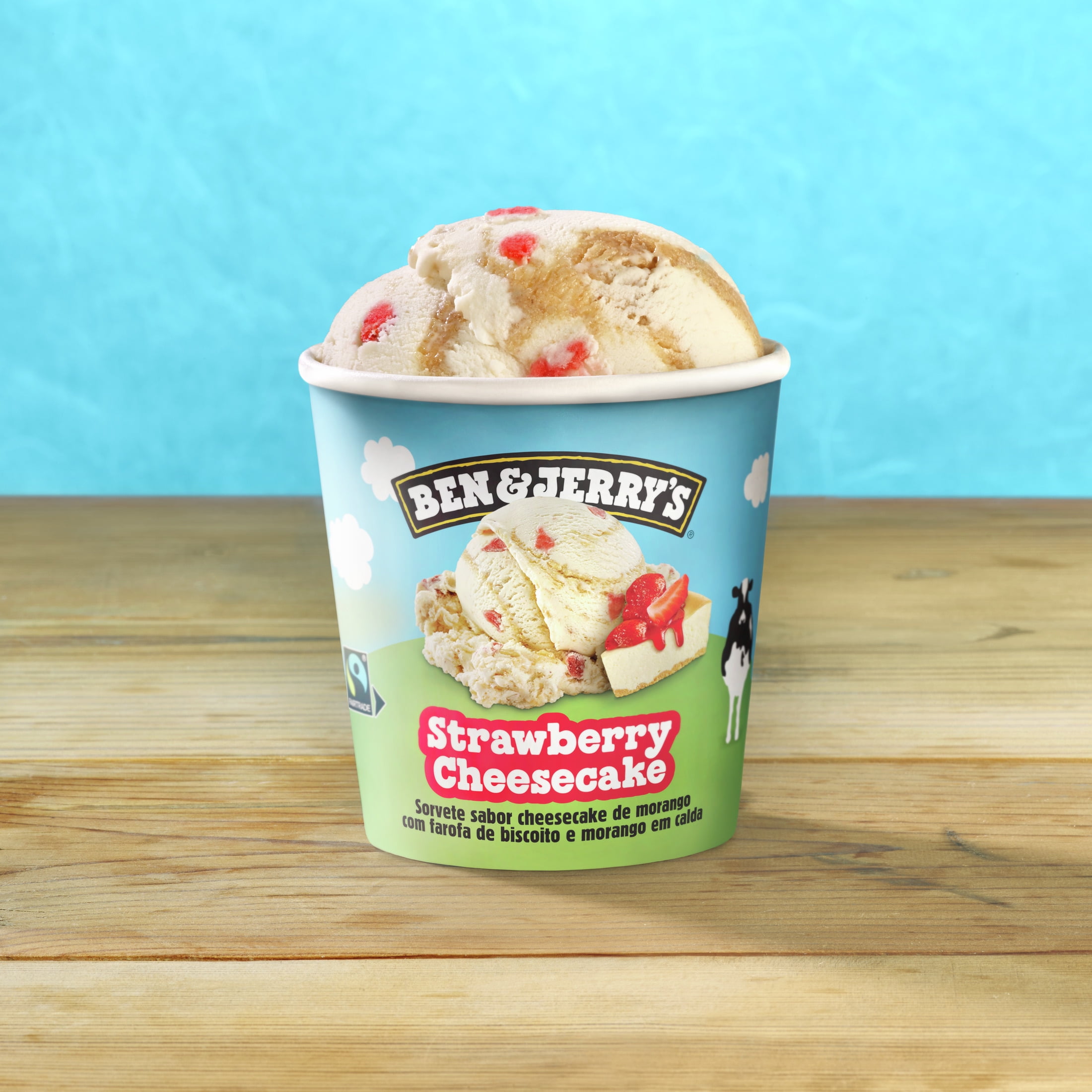 Ben & Jerry's Strawberry Cheesecake Strawberry Ice Cream Pint, 16 fl oz