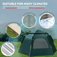thumbnail image 3 of EZBY Tents for Camping,2-3 Person Instant Pop Up Camping Tent with Screen Porch,Removable Rainfly and Carry Bag for Camping Backpacking Hiking-Green, 3 of 10