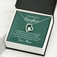 thumbnail image 3 of To My Daughter This Necklace From Mom Forever Necklace w Message Card, 3 of 20