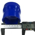 thumbnail image 2 of 3Ply 3" To 2.5'' inch Straight Reducer 76.2mm Silicone Hose Coupler Pipe Blue, 2 of 8