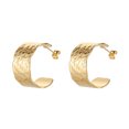 thumbnail image 1 of Jewelry On Clearance Network Red Metal Irregular Shaped Beads Geometric Creative Earrings Ladies Gold, 1 of 5