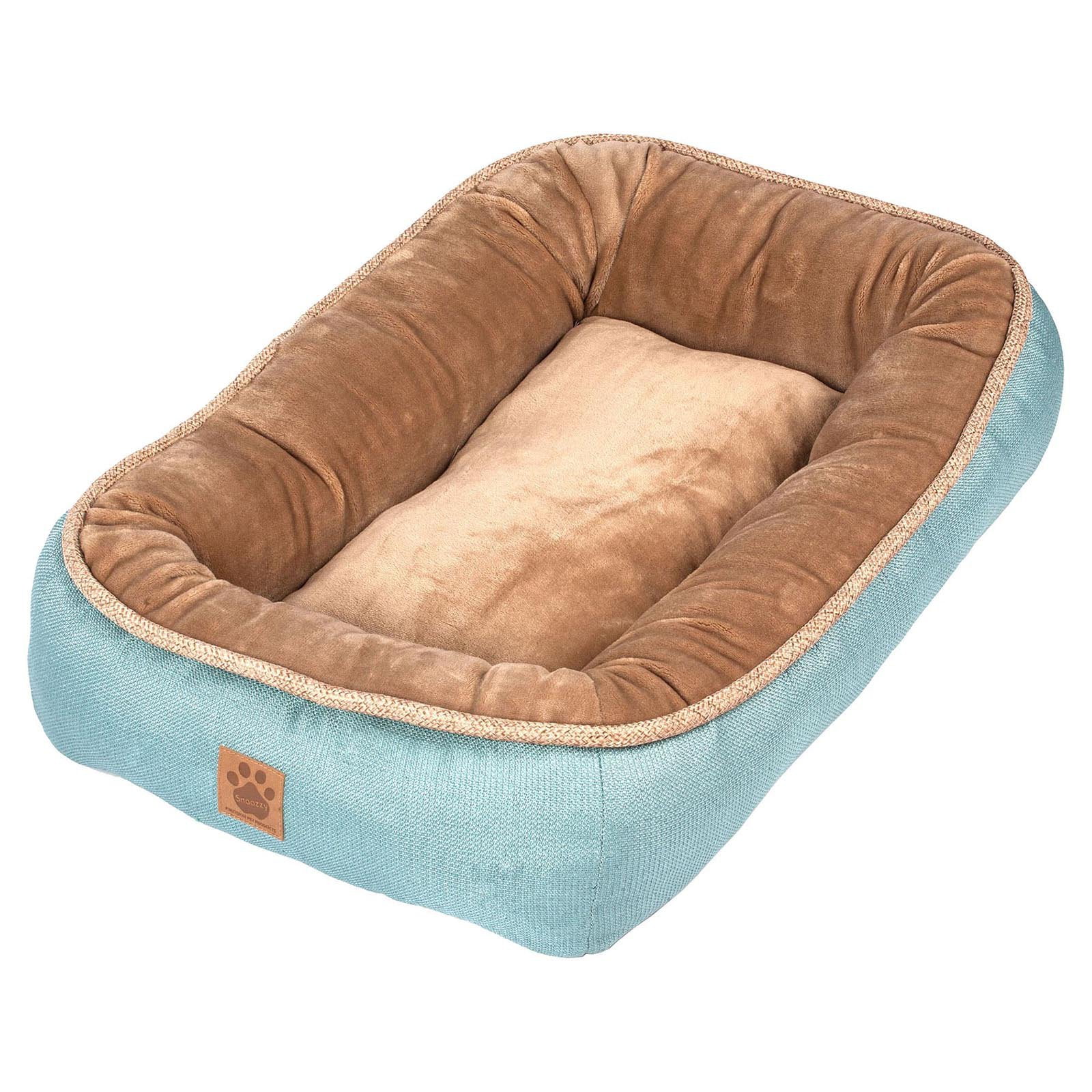 Precision Snoozzy Rustic Elegance Clamshell Pet Bed Teal