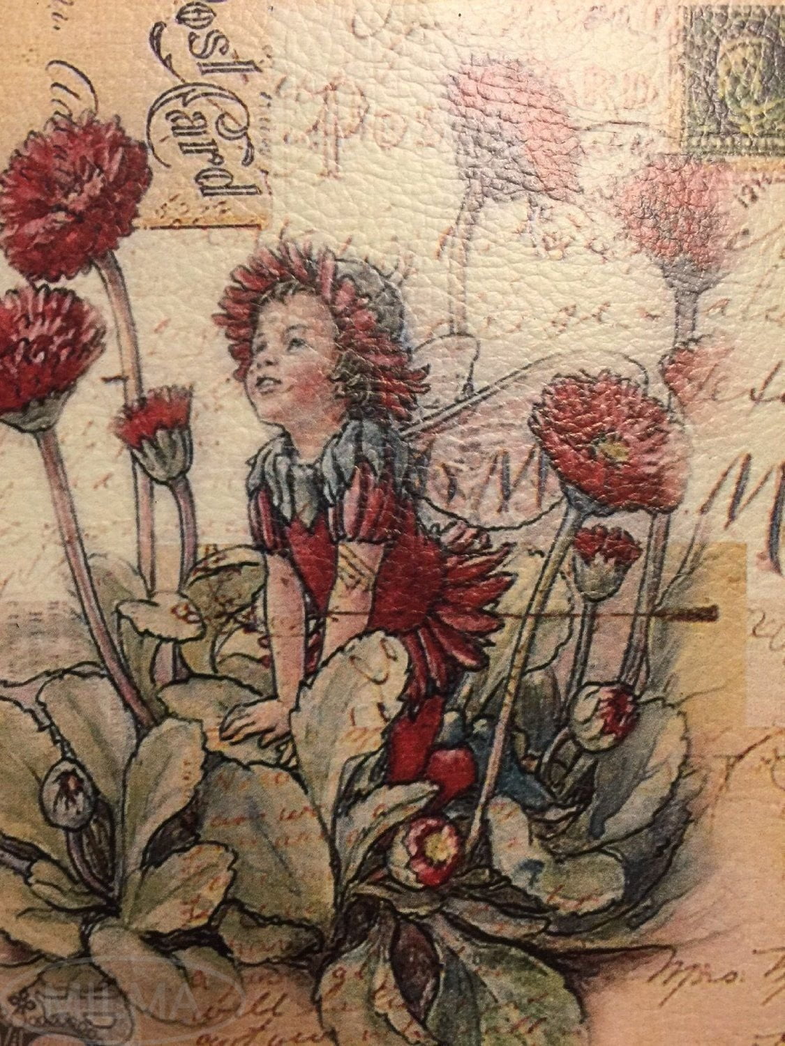 Fairy Book Box Decorative Book Box Leather & Wood Kids Secret Book Girl's Jewelry Box Fairy Keepsake