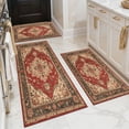 thumbnail image 2 of BlueDreamer Kitchen Rugs 3Pcs, Non Slip Kitchen Mats for Floor Waterproof & Stain Resistant Carpet Area Rug for Kitchen, Laundry Room, Hallway, 2 of 12