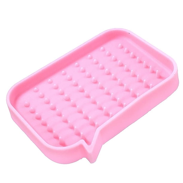 Jabonera De Silicona Antideslizante, Bandeja De Jabón De Drenaje Rápido, Jabonera Suave Y Fácil De Limpiar Para El Hogar, Baño, Ducha, Almacenamiento De Jabón sonducket HA026989-01