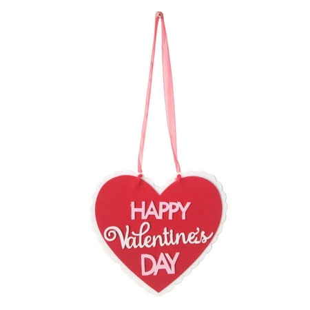 

Valentine s Day Plaque Non-woven Love You Hanging Sign Happy Valentine Party Decor for Wall Door Ceiling Window Decorations