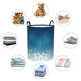 thumbnail image 6 of Daiia christmas Snowflakes Laundry Hamper With Handles Large Storage Basket/Toy Organizer/Dirty Clothes Collapsible Waterproof For College Dorms, Bedroom,Bathroom, 6 of 8