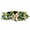 Holly Berry-Striped Bow, variant on 26 Inch 3 Candle Holder Centerpiece Holly Berry-Striped Bow Table Mantel Holiday Decor