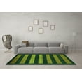 thumbnail image 3 of Ahgly Company Indoor Rectangle Abstract Green Modern Area Rugs, 7' x 10', 3 of 4