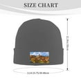 thumbnail image 3 of ZICANCN Country Side Outdoor Knit Beanie Hat, Winter Cap Soft Warm Classic Hats for Men Women, Deep Heather, 3 of 8