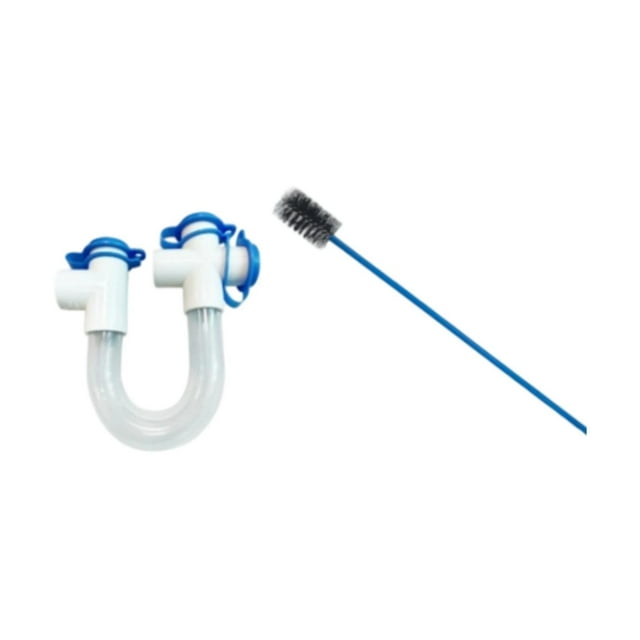 Dispositivo de sellado de agua, trampa en U de PVC con cepillo, fácil mantenimiento, bloqueo de automático para drenar eficazmente condensado.