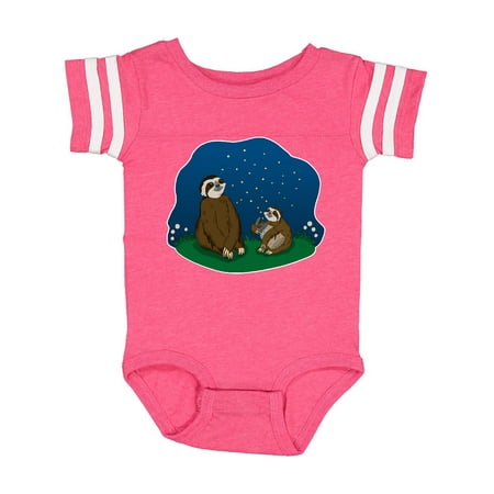 

Inktastic Fireflies With Summer Sloths Gift Baby Boy or Baby Girl Bodysuit