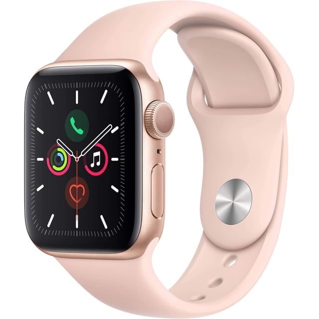 Refurbished Apple Watch Series 4 Aluminum 44mm A1978 (GPS Only, No Cellular) Gold (Grade A+)