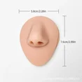 thumbnail image 3 of Silicone Ear Nose Tongue Belly Button Piercing Model For Training Photography Display Teaching Equipment, 3 of 6