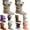 E, variant on 3D Knit Animal Socks Novelty Animal Hug Sock Hand Crocheted Warm Socks Funny Christmas Socks Gifts for Women