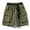 D_ Army Green, variant on YLSDY Mens Cargo Shorts Elastic Waist Drawstring Lightweight Shorts Summer Hiking Casual Shorts with Pockets No Lining Black XXL