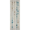 thumbnail image 3 of Unique Loom Outdoor Modern Collection Area Rug - Seattle (2' x 6' 1" Runner Gray/Black), 3 of 7