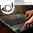 thumbnail image 4 of XLR To XLR Cable, 2.5ft XLR Balanced Wire 3 Pin Elbow Straight Plug  For Microphone For Mixer, 4 of 8