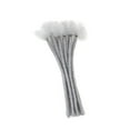 thumbnail image 1 of 10 piezas Extensiones de cabello Twist Braid Accesorios modernos de bricolaje Diel Cabello de cabello Dreadlock para el rendimiento del escenario de Gris, 1 of 8