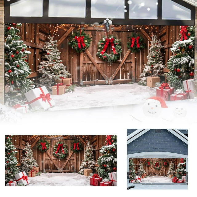 Make A Entrance This Christmas With Our Eye Catching Garage Banner Instantly Upgrade Your Holiday Decorations!