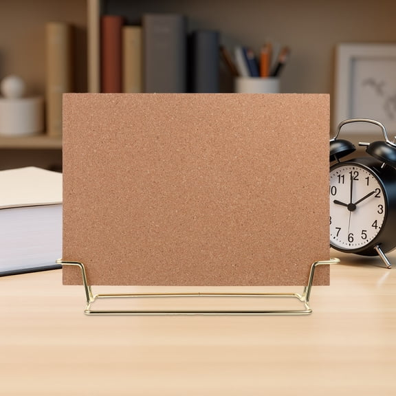 FOMIYES Golden Desktop Memo Board - Modern Design for Organized Office Space