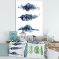 thumbnail image 3 of Designart 'Abstract Of Clouds Dark Blue Colored V' Modern Framed Art Print, 3 of 4