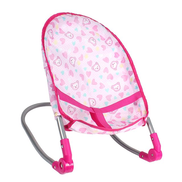 Gorila de muñeca renacida El Niños Finge los mobiliarios - Silla Mecedora Plástica de La Del Bebé Del ABS Magideal Gorila de muñeca renacida