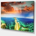 thumbnail image 2 of Green Fort Nepean Road from Helicopter - Impression sur Toile Paysage, 2 of 3