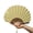Yellow Green, variant on Shell Shape Cooling Fan Natural Fiber and Frame Foldable Fan Hot days Ready For Indoor and Outdoor Decoration