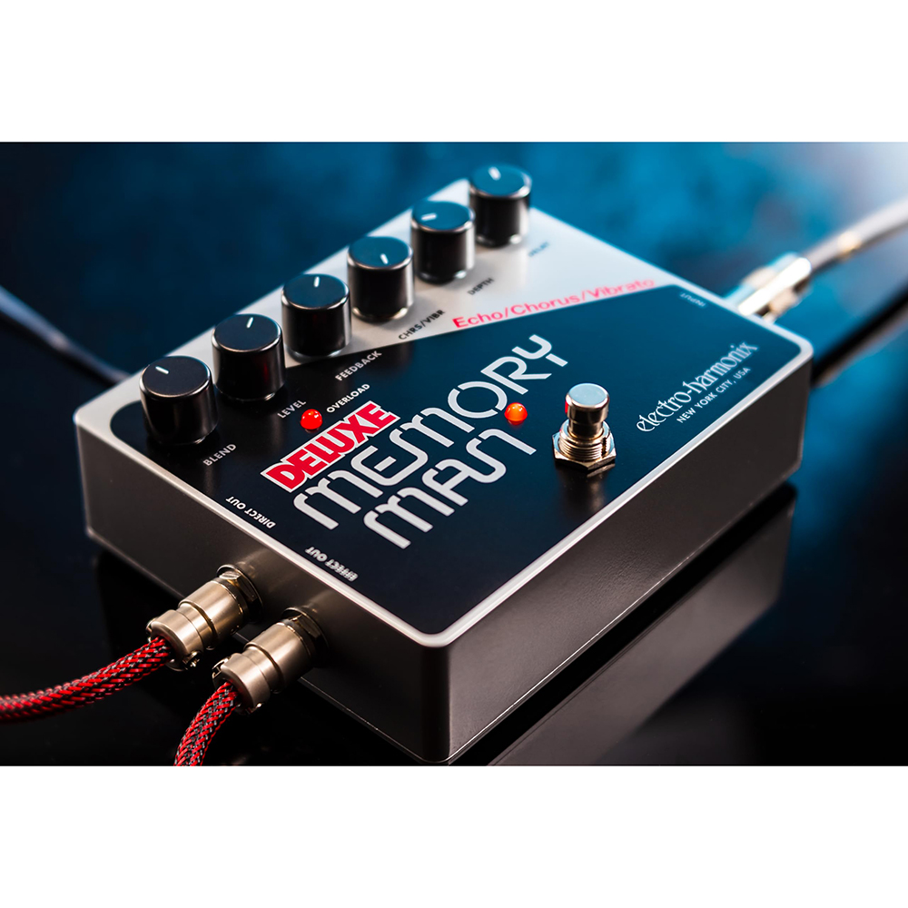 Electro-Harmonix Deluxe Memory Man XO Analog Delay Chorus Vibrato Pedal