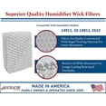 thumbnail image 2 of Replacement For 14911, 32-14911, ES12 Sears Kenmore Humidifier Wick Filter 4-Pack, 2 of 6