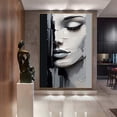 thumbnail image 3 of Pintura de chica desnuda, pintura al óleo figurativa hecha a mano, obra de arte para el hogar, pintura abstracta grande de chica pintada a mano sobre lienzo, arte de pared, 3 of 5