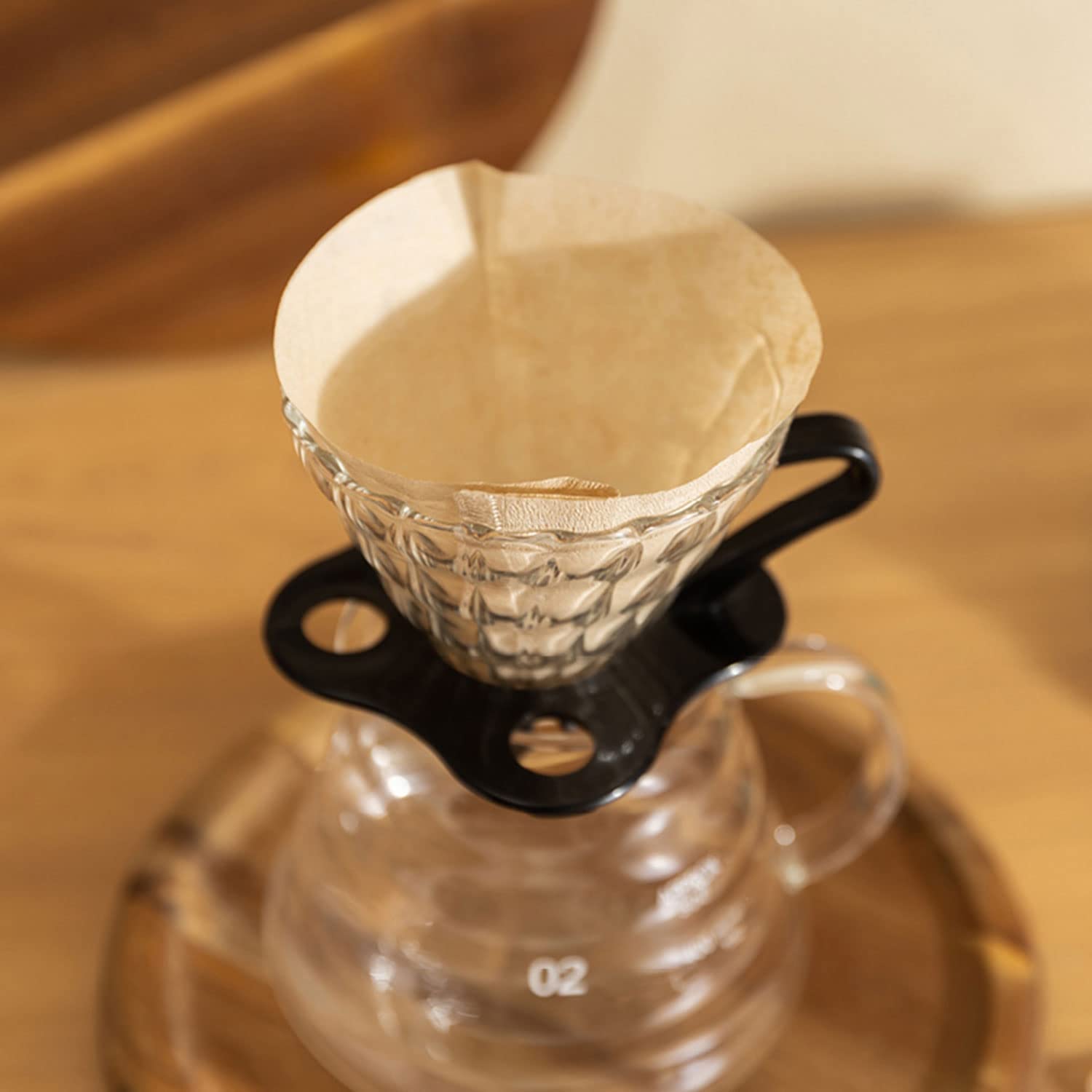 200 Filtres à Café Papier Taille 2 Non Blanchi - Forme En U Pour Cafetière 2-4 Tasses - 9