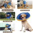 thumbnail image 4 of Dog Cone, Adjustable Dog Cones for Large Dogs After Surgery Cone of Shame Dog Recovery Collar Large Dog Donut Cone, Perfect for Wound Healing, Licking, Biting, 4 of 5