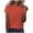 Orange, variant on CHENge Womens T Shirts Graphic O-Neck Short Sleeve Fashion Breathable Women's Tees Solid Summer Clothes Casual Tshirts Basic Tee
